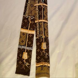 Authentic Louis Vuitton silk scarf